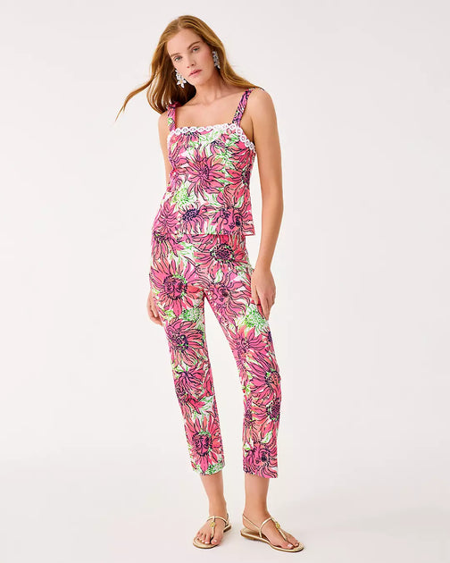 Lilly Pulitzer Michelle Cropped Hose Multi US 00 2
