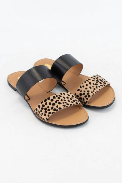 CCOCCI Slide Sandal Leopard Beige US 9 2