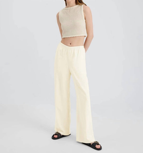 Solid & Striped The Monaco Pant Yellow Large 2