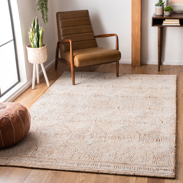 Safavieh Abstract ABT340 Area Rug Ivory/Rust 2