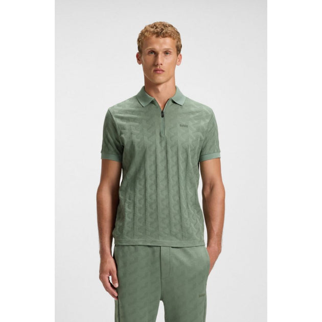 Boss Polo en Coton Mercérisé Vert XXXLarge 4