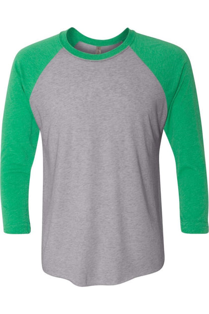 Next Level Unisex Triblend Three-Quarter Raglan T-Shirt Multi XSmall 2
