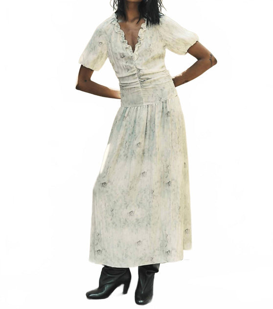 Baumatic Abelline Maxikleid beige UK 32 4