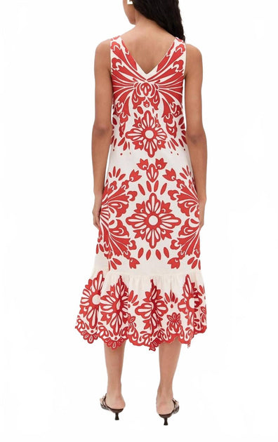 SEA Liliana Dress White US 4 3