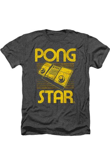Gildan Atari Star Erwachsenen Heather T-Shirt Grau XL 2
