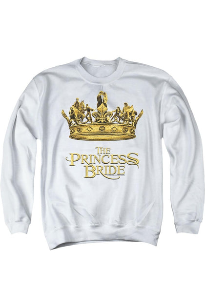 Gildan Princess Bride Crown Crewneck Sweatshirt White Medium 2