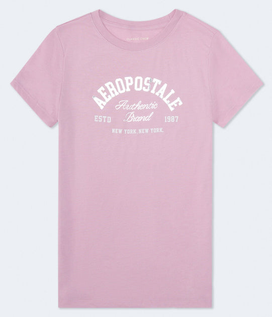 Aeropostale Arch Foil Graphic Tee Multi Medium 3