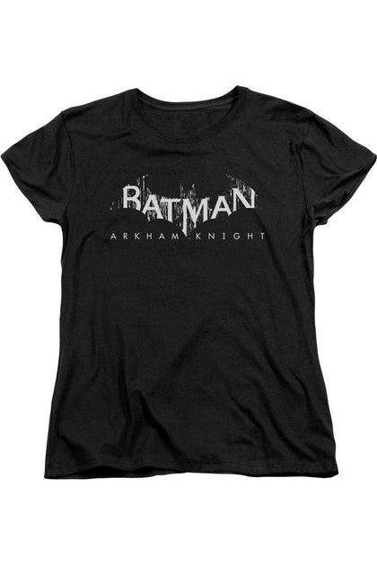 Gildan Batman Arkham Knight Splinter Logo T-Shirt Black Small 2