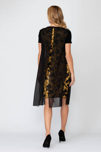 Joseph Ribkoff Gianni Dress Brown US 8 4