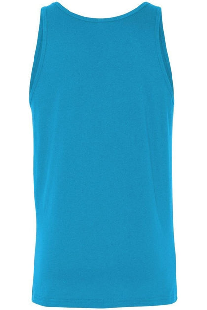 BELLA + CANVAS Heather CVC Tank Blue XXLarge 3