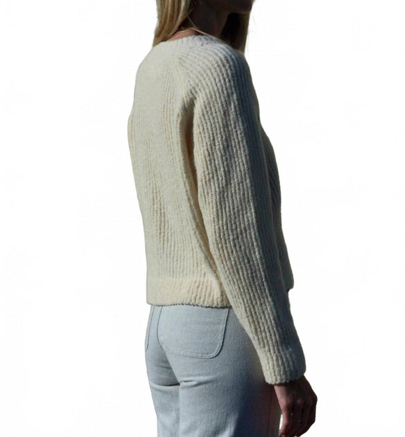 Mollusk Teddy Crewneck Sweater Green Large 4
