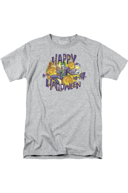 Gildan Batman Ha Ha Halloween T-Shirt Grau 5XLarge 2