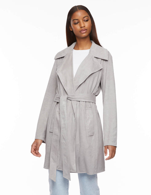 Bernardo Wrap Jacket Grey Small 4