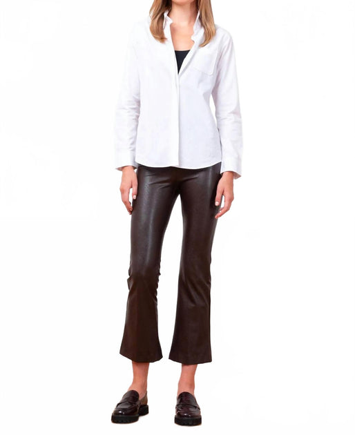 Avenue Montaigne Leo Pleather Pant Silver US 10 3
