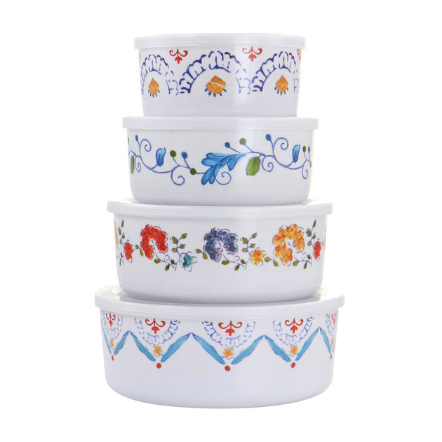 Gibson Anaya Round Nesting Food Storage Set 2