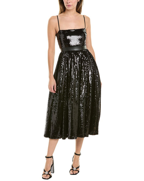WeWoreWhat Sequin Midi Dress Black US 0 2