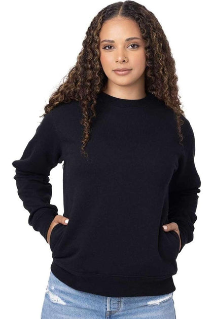 Econscious Reclaimist Crewneck Sweatshirt Noir X-Small 4