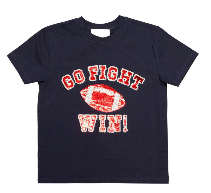 Belle Cher Go Fight Win Shirt Blue US 2 2