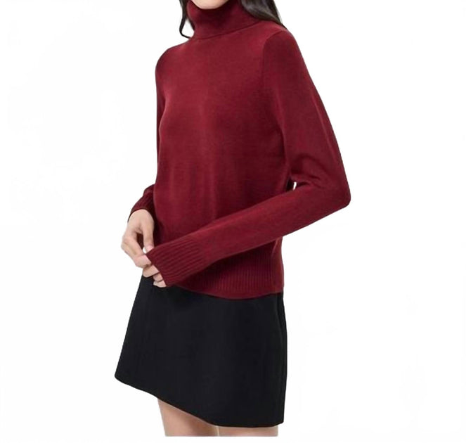 French Connection Cosysoft Turtleneck Sweater Red X-Small 3