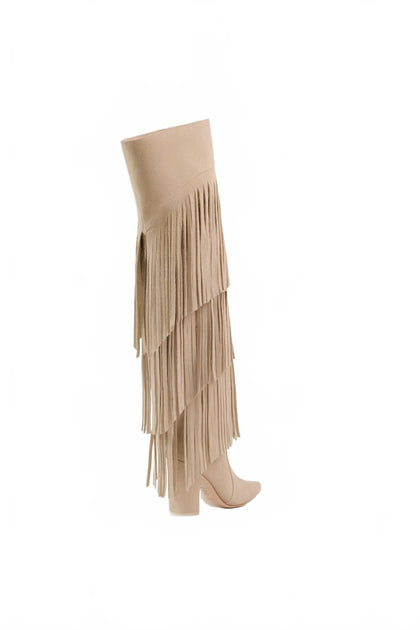 Dantelle Apparel Vespa Tall Boots Beige US 8 3