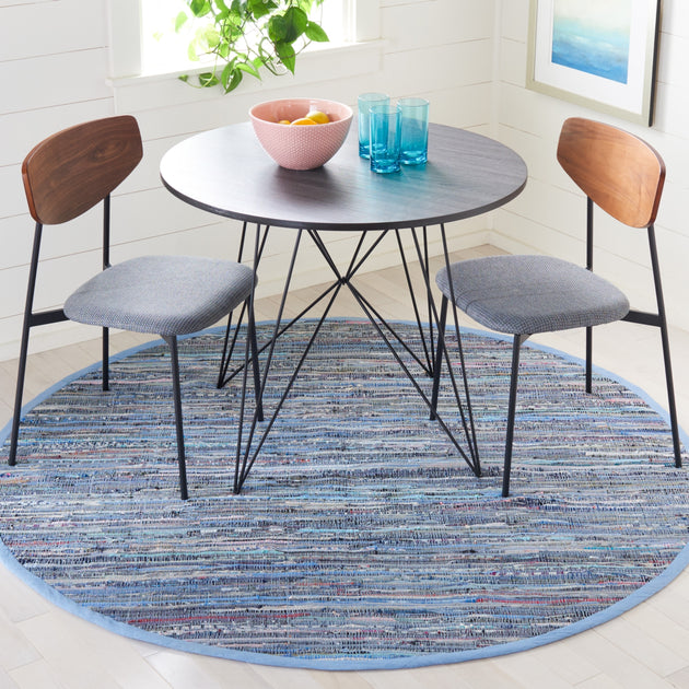 Safavieh RAR127 Rag Rug Blue Multi 4