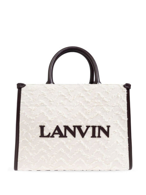 Lanvin PM Tote Bag White 2