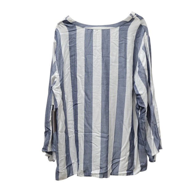 Tura Twilight Sky Tinted Shades Blouse Grey 1X 4