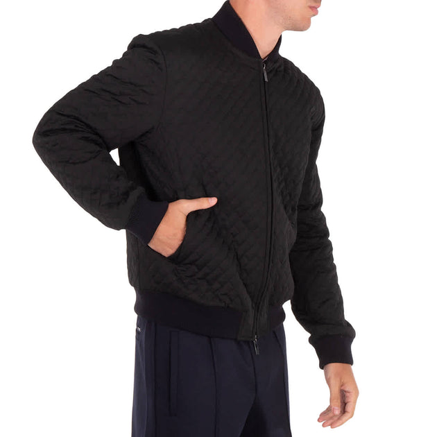 Emporio Armani Zip-up Quilted Puffer Jacket | ShopSimon
