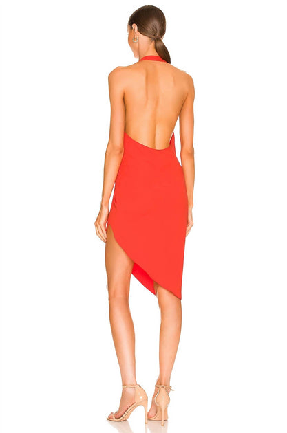Amanda Uprichard Maxwell Dress Red Small 4