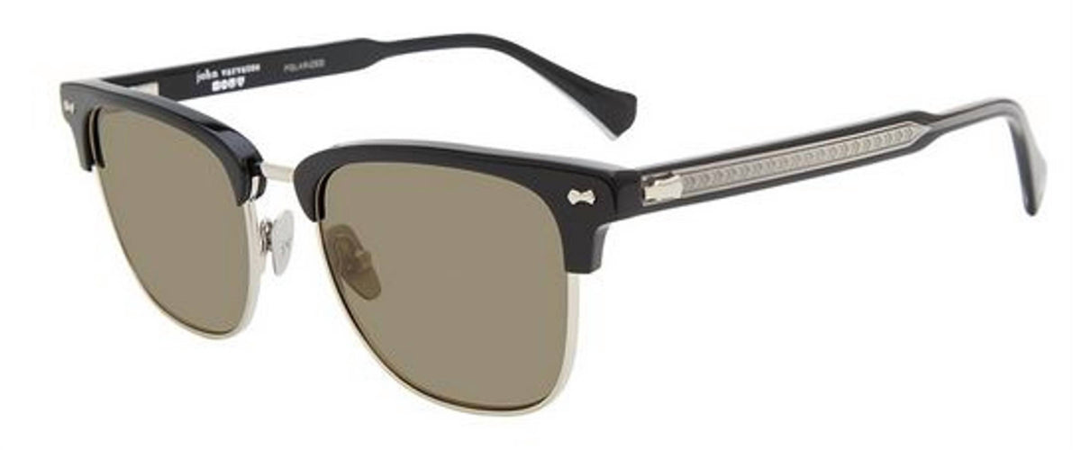 John Varvatos Square Frame Sunglasses Beige One Size 2
