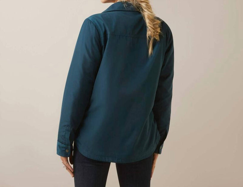 Ariat Dilon Shirt Jacket Green Medium 3