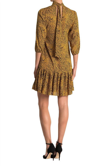 Nanette Lepore Chiffon Dress Gold US 10 3