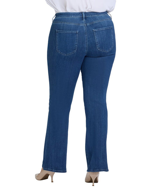 NYDJ Plus Ava Cool Marine Flare Jean Blue US 20 3