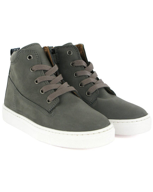 Atlanta Moccasin Leather Boot Grey 30 2