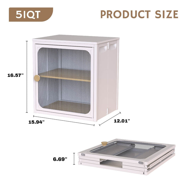 MOTIONOR CB315W Armoire Pliante Blanc 4