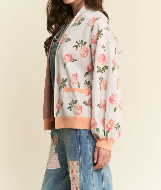 J.NNA Rosie Cardigan Beige Large 4