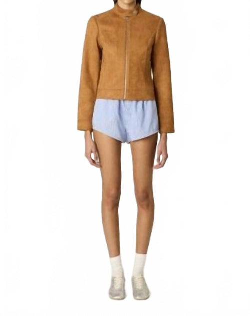 NIA Effie Moto Cropped Jacket Multi Small 2