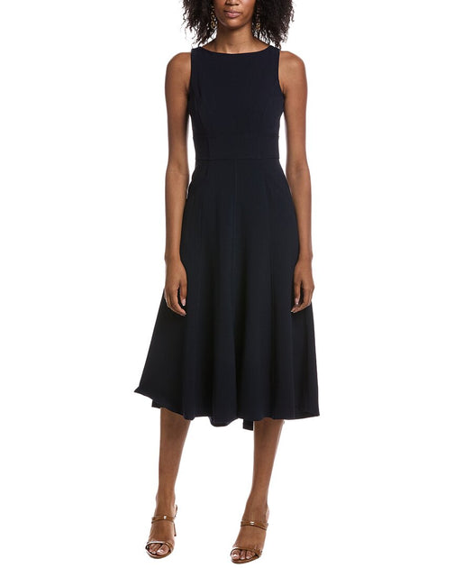 eliza j fit and flare dress & Made from techno scuba Size:Stunning Small A Pink Christmas color_BLACK