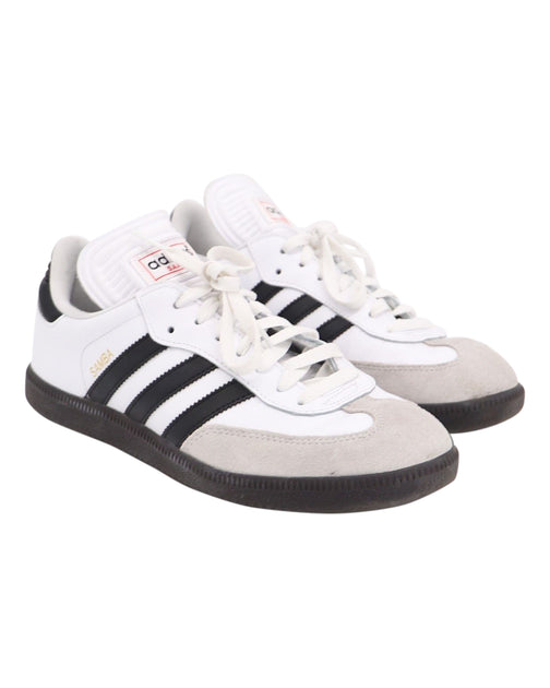 adidas originals Samba Classic Sneakers In White Leather | ShopSimon adidas originals Samba Classic Sneakers In White Leather | ShopSimon