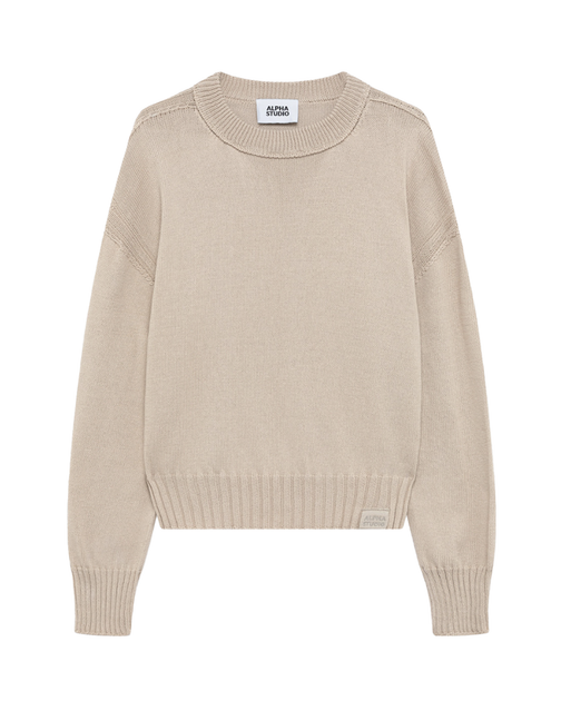 Alpha Studio Rope Crew Neck Sweater Multi EU 40 2