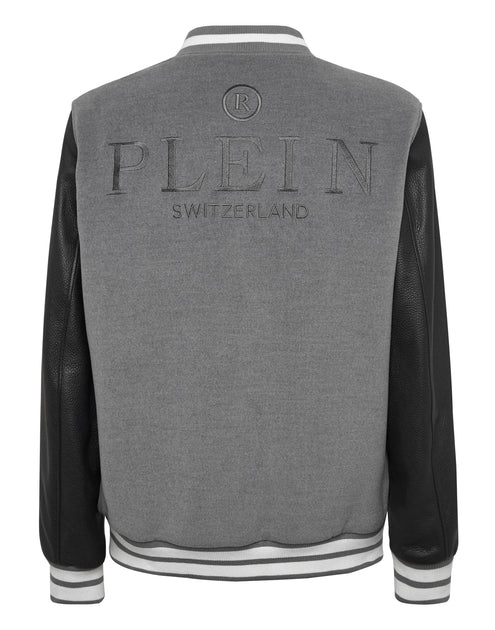 Philipp Plein Composed Bomber Jacket Grey XLarge 4