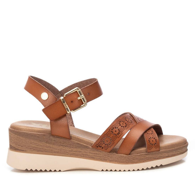 Xti Wedge Sandals Brown US 9.5 8