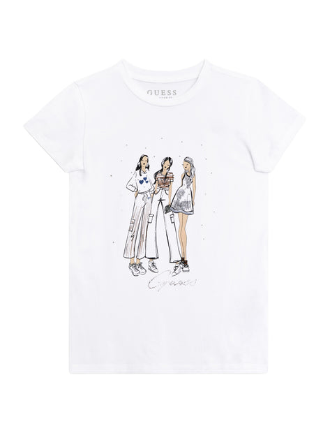 Guess Factory Eco Valerie Tee Pink US 7 4