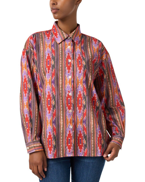 Ro's Garden Nepal Shirt Multi Medium 2
