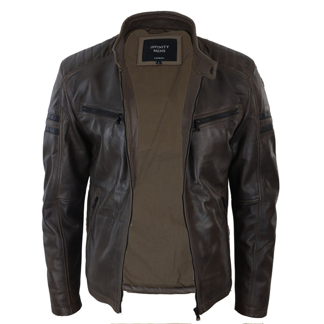 TruClothing Biker Racing Jacket Black XXL 4