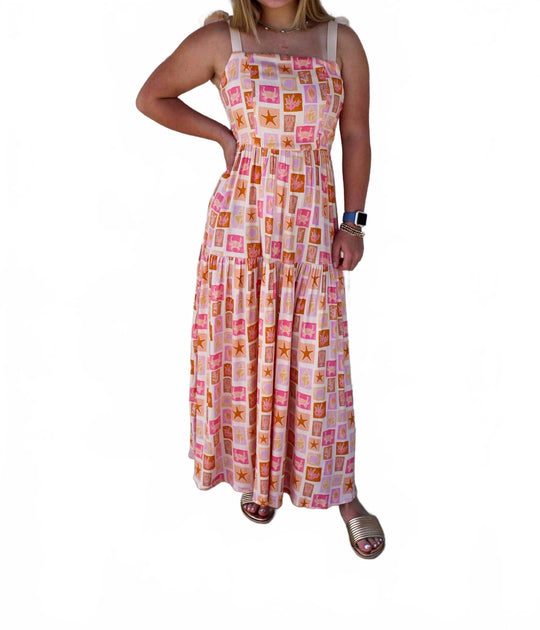 Sincerely Ours Alexa Sands Beach Maxi Dress Pink XSmall 2