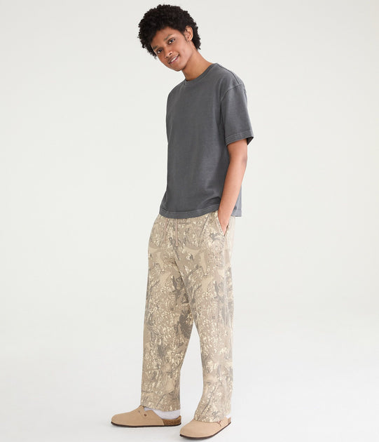 Aeropostale Waffle-Knit Lounge Pants Multi Small 3