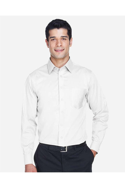 Devon & Jones Crown Collection Stretch Twill Dress Shirt White XSmall 4
