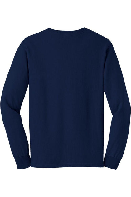 Gildan Elvis Presley Hail The King Long Sleeve T-Shirt Blue Large 3