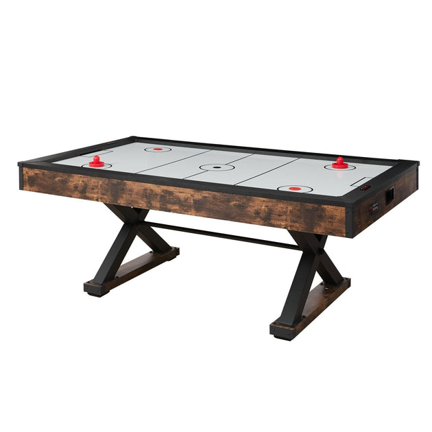 VEVOR Outdoor Spritz 84 Air Hockey Table Brown 2